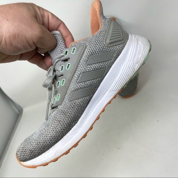 Adidas Womens Duramo 9 BB7006 Gray Running Shoes Sneakers Size 8 - Picture 10 of 14